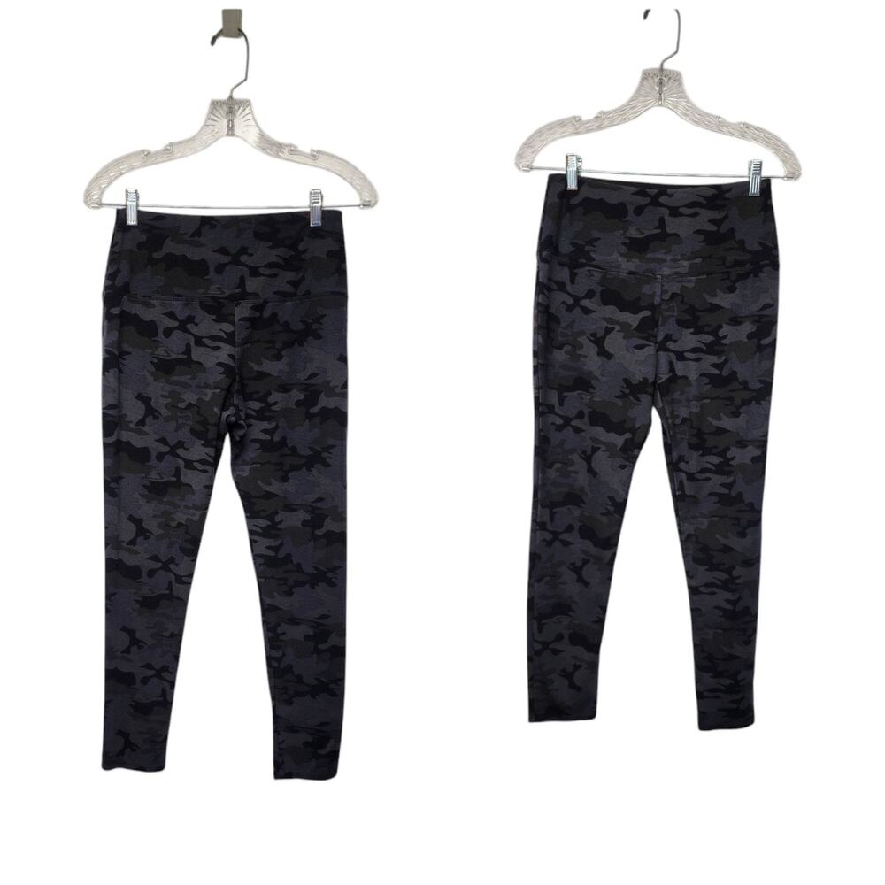 Rachel Zoe Womens Black Camouflage Leggings Size Medium